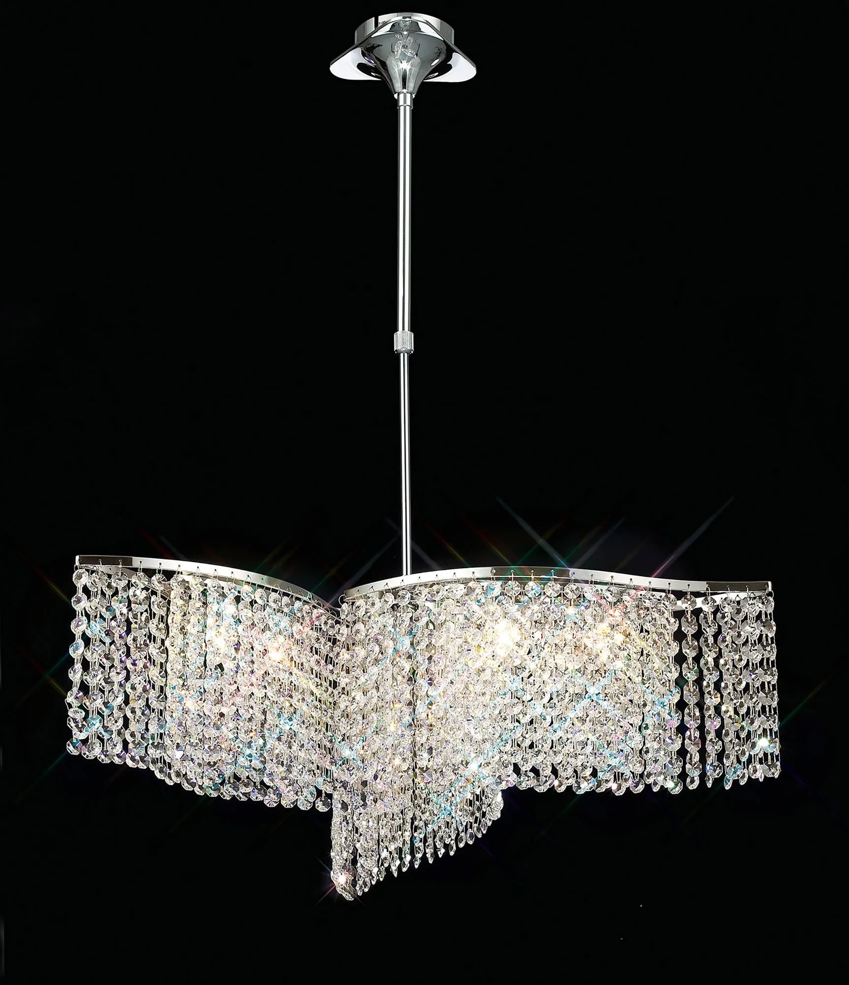 IL30572  Fabio Crystal Pendant 6 Light